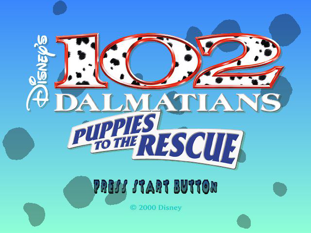 102 Dalmatians: Puppies to the Rescue Title Screen